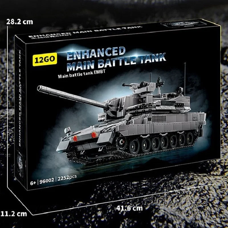 

С оригинальной коробкой, танками, Германия, Panther KF 51 Amata T-14, комплект строительных блоков, модели US AbramsX, кирпичи, головоломки, игрушки для детей, Рождество