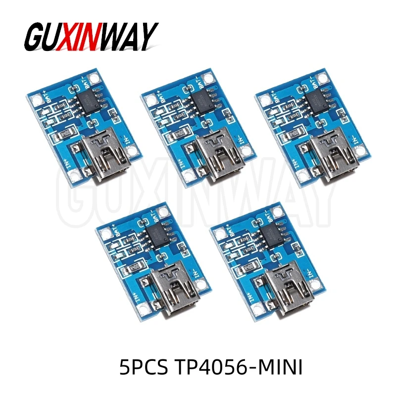 5 В 1 А 18650 TP4056 Micro/Type-c/мини-мини-модуль зарядного устройства для литиевой батареи, зарядная плата с защитой, двойные функции, литий-ионный.