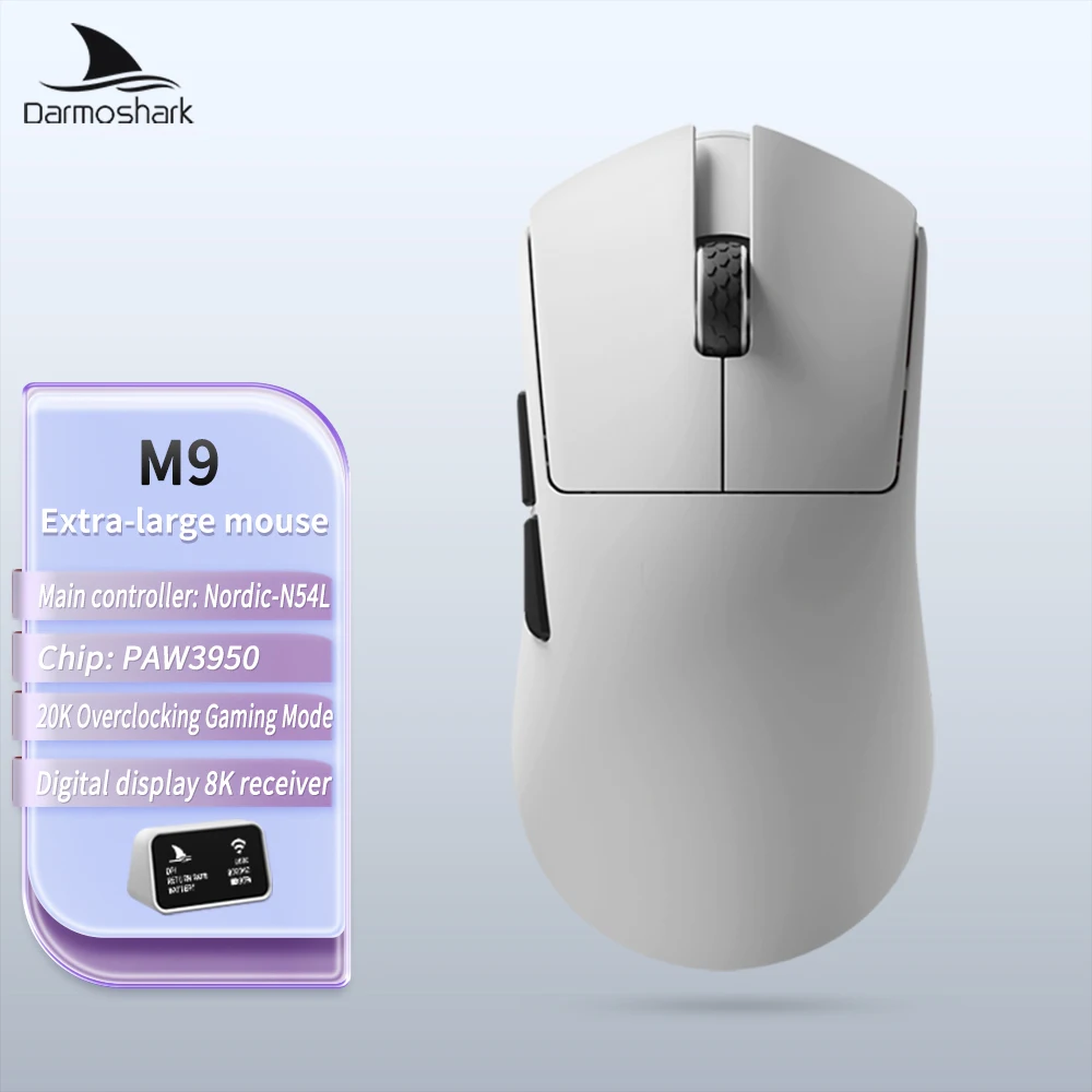 Darmoshark M9 Wireless Gaming Mouse 30K DPI Bluetooth