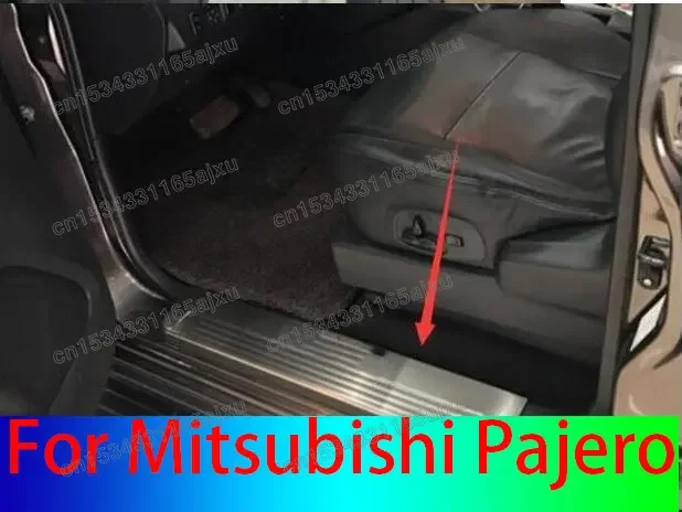 

Аксессуары для Mitsubishi Pajero 2008-2012, нержавеющая сталь, фотолента, приветственная педаль, стикеры для автомобиля