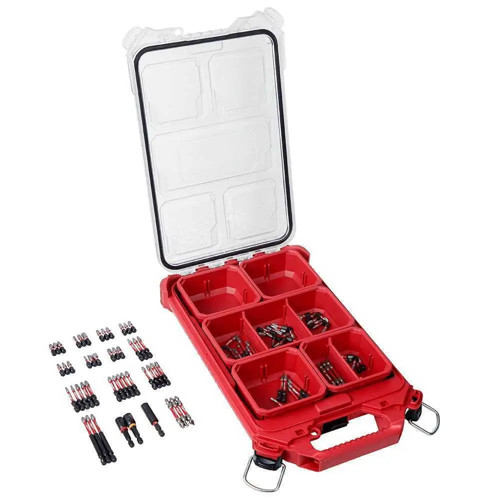 48-32-4082 100 piece Impact Driver Bit Set Packout Case For Milwaukee