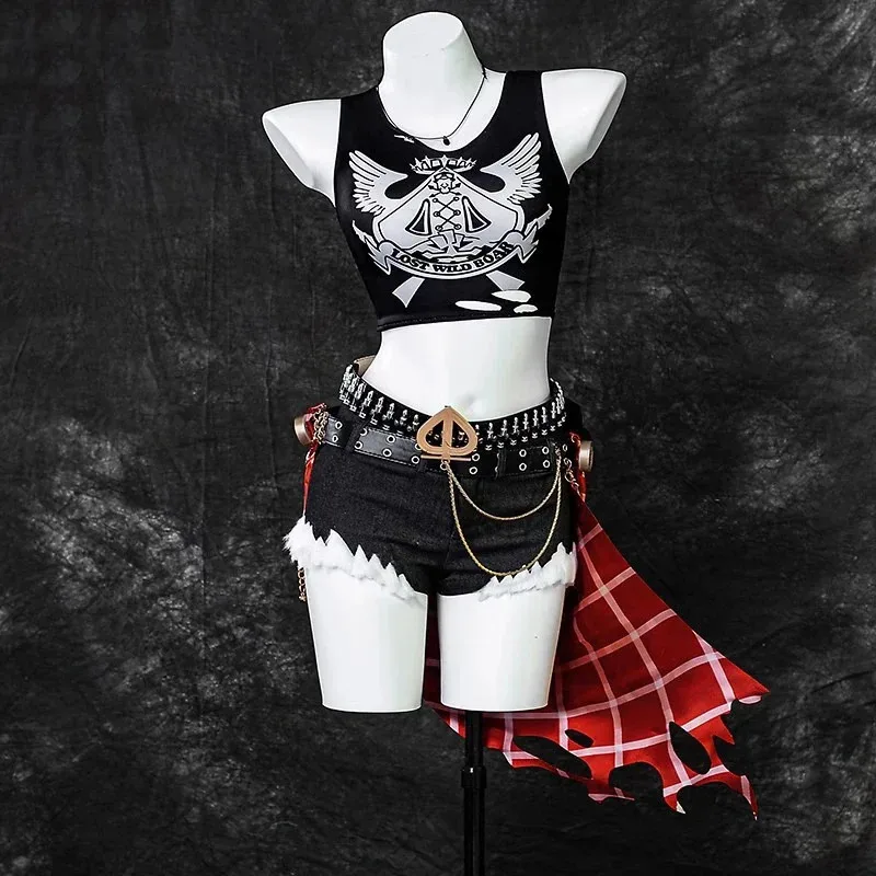 XT8Zenless Zone Zero Lucy أزياء تنكرية شعر مستعار موحد لوسيانا Auxesis Theodoro De Montefio أبناء كاليدون Halloween 95CM P@XT6!