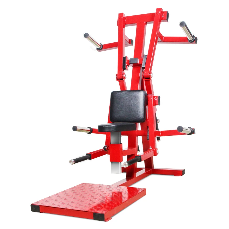 Uso del gimnasio Máquina de elevación lateral de pie Placa cargada Máquina de elevación Lat Máquina de elevación de hombros
