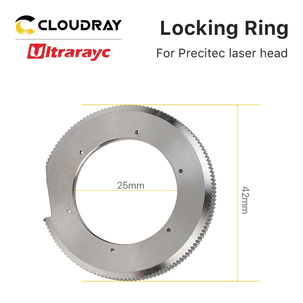 Ultrarayc Lock Ring of Ceramic Holder Parts for Precitec 2.0 Fiber Laser Cutting Head Laser Nozzle Connector Fasten Ring