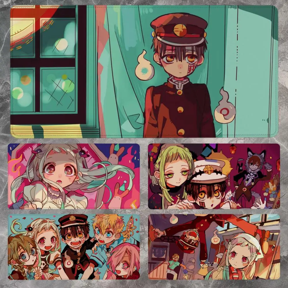 

Jibaku Shounen Hanako-kun Mouse Pad 90x40CM Non-slip Gaming Mousepad Gamer E-Sports Mouse Mat Mechanical Keyboard XXL Desk Mat
