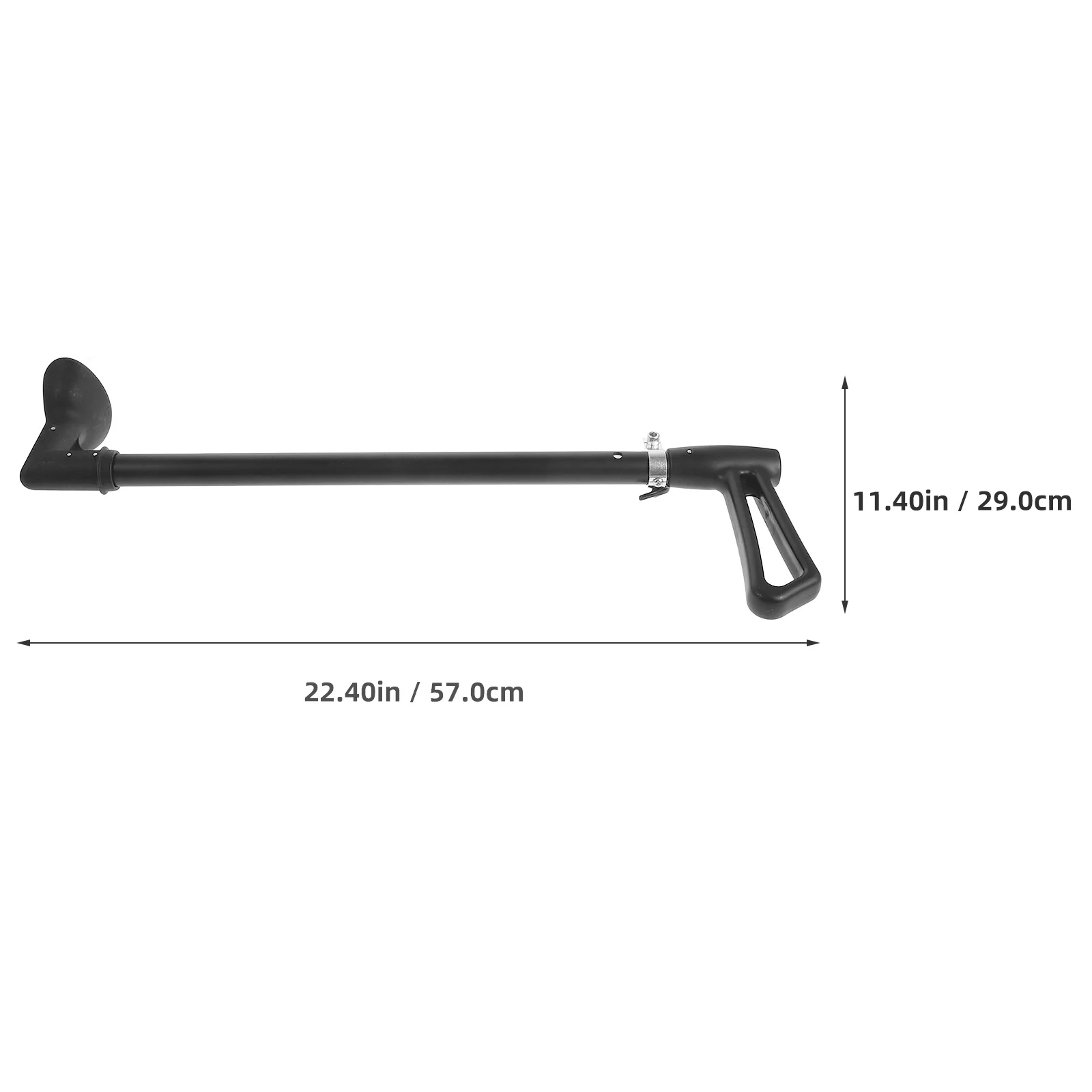 Black Baby Stroller Handlebar Console - Replacement Push Rod, Quick Release, Universal for Foldable Scooters, Stroller Accessory