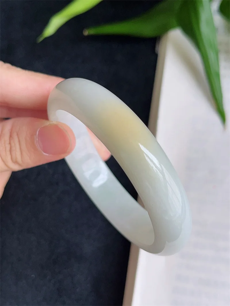 

Ювелирные изделия Zheru, браслет из натурального нефрита из Мьянмы 54 мм-62 мм, изысканная фотография, отправить подруге, отправить маму