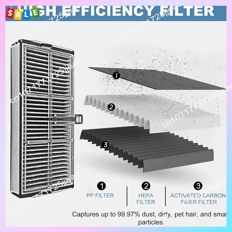 

B66C 50PCS Replacement Parts Fordreame X40 Master Vacuum Cleaner Accessories Main Side Brush Mop Cloth Dust Bag HEPA Filter