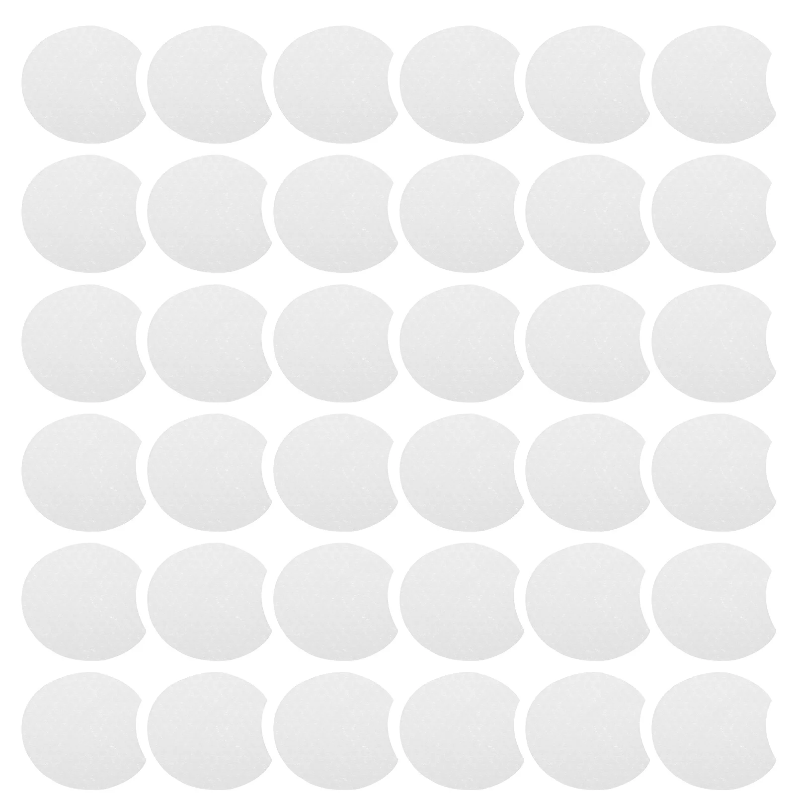 Tampons démaquillants demi-ronds jetables, 600 pièces, doux et lisses, pour le nettoyage et l'exfoliation du visage