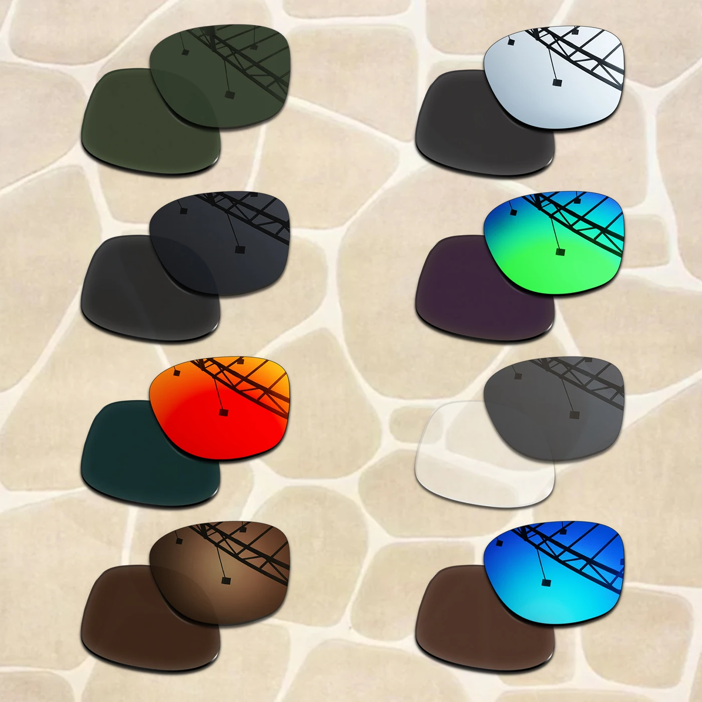 

100% UV Protection Polarized Replacement Lenses for RB4189 64mm Sunglasses Frame Impact Resistant