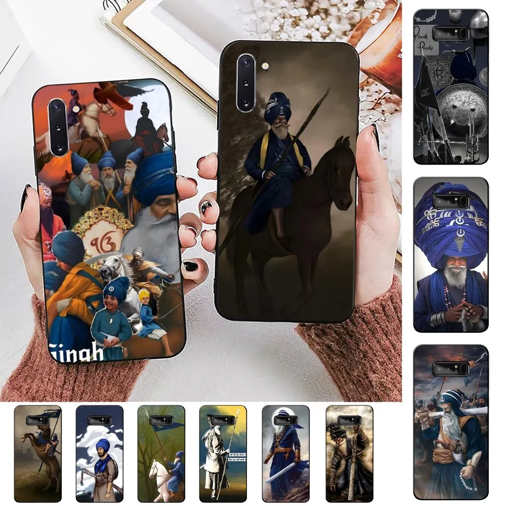 N-Nihang Singh Sikh Warrior  Phone Case For Samsung Note 8 9 10 20 pro plus lite M 10 11 20 30 21 31 51 A 21 22 42 02 03