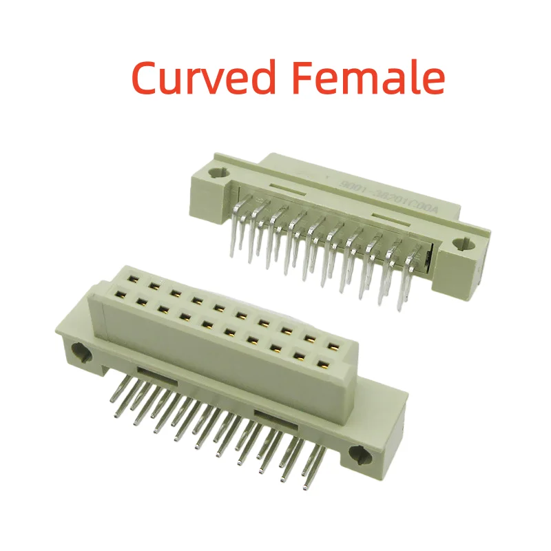 5PCS DIN41612 European Socket 2Row 20P board-to-board 9001 2X10Pin Connector bent male/straight female/straight male/bent female