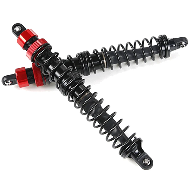 6mm Rear Shock Absorber for 1/5 Hpi Rovan Km Baha Baja 5B Rc Car Parts-Red