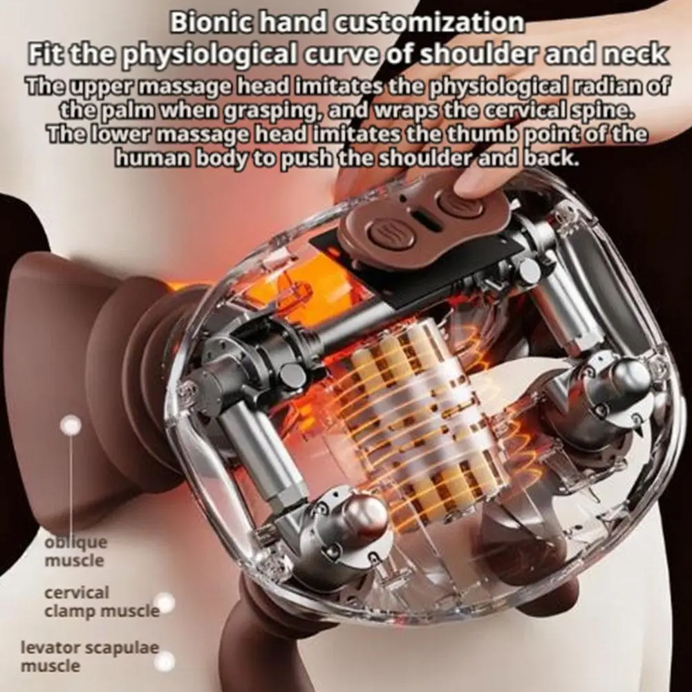 Mini Trapezium multifonctionnel Portable maison épaule cou pétrissage Massage chauffage châle vertèbres cervicales petit Massage