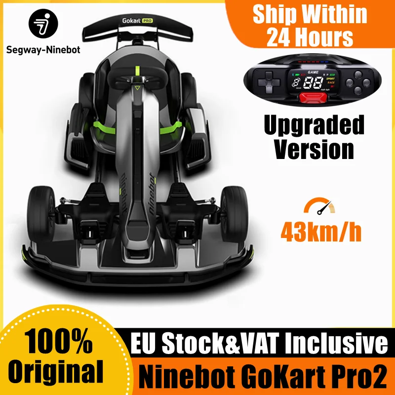 EU In Stock Ninebot by Segway Electric GoKart Pro2 4800W for Kid and Adult 43km/h Outdoor Race Pedal Go Karting Balance Scooter