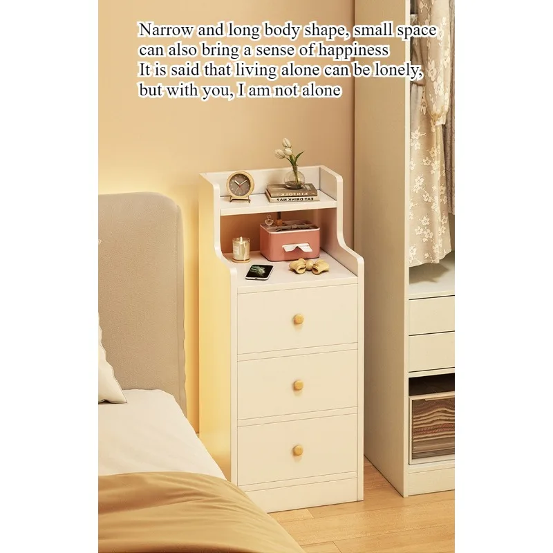 

Family bedroom with extremely narrow cracks, bedside table, small apartment, storage cabinet, storage cabinet, storage cabinet
