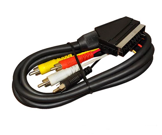 SCART 4RCA 10 MT CABLE