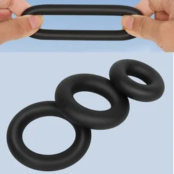 Silicone Cock Ring Penis Delay Ejaculation Enhance Erection Sex Toys for Men Foreskin Lock Semen Ring Cock Cage Sex Shop