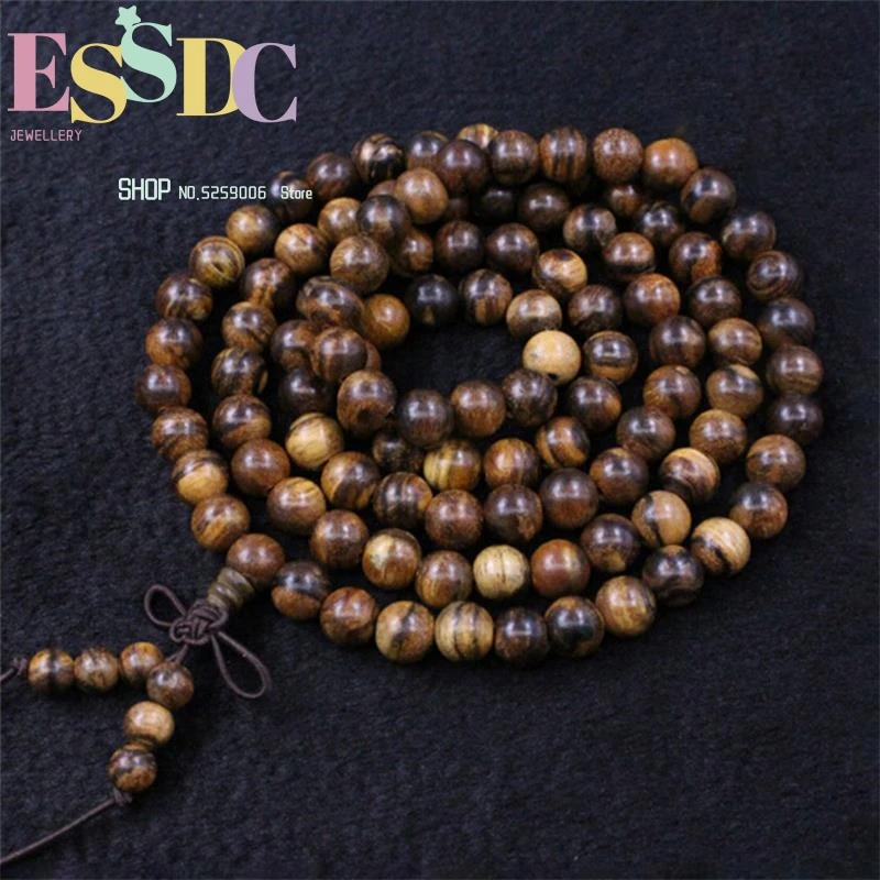 

Indonesian Huaqi Phoebe Handmade Buddhist 108 Beads Prayer Bracelet Wood Hand String 6 or 8mm Female Male Jewelry Dropship