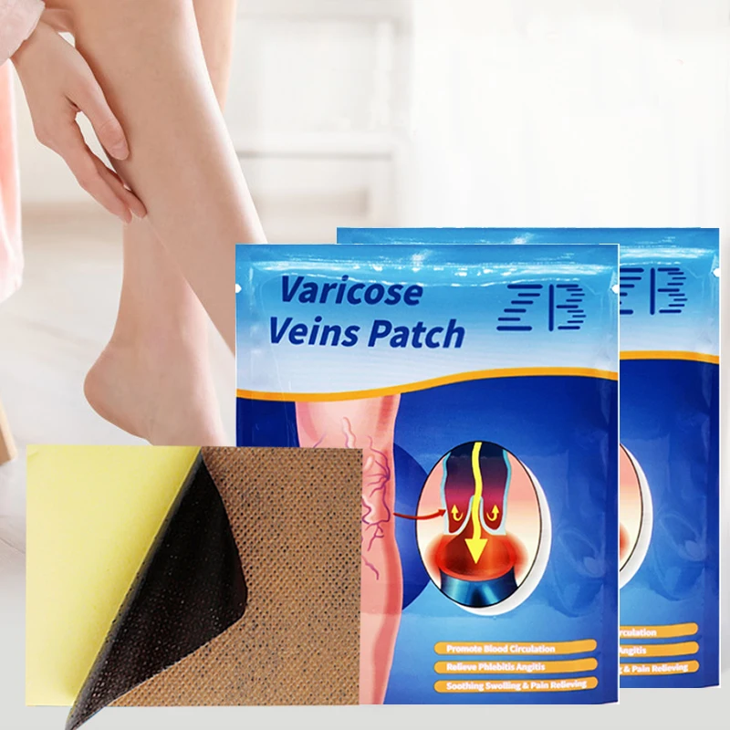 6-48pcs Natural Herbal Varicose Veins Plaster Varicosity Angiitis Removal Medicine Phlebitis Spider Leg Veins Pain Dressing