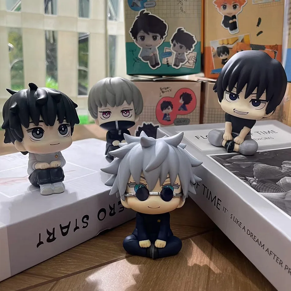 

Q Version Jujutsu Kaisen Figures Cute Yuji Itadori Gojo Satoru PVC Action Figures Anime Figure Model Toys Collection Doll Gift