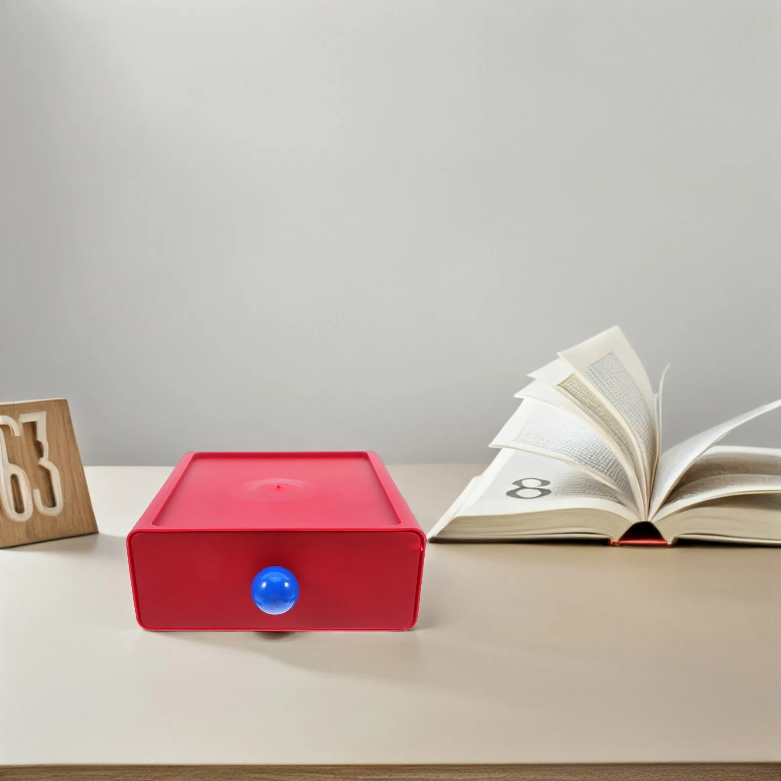 2 قطعة صندوق تخزين مكتبي لطيف متعدد الوظائف منظم قرطاسية البلاستيك مكتب عمل لوازم المطبخ كونترتوب المنظم #2