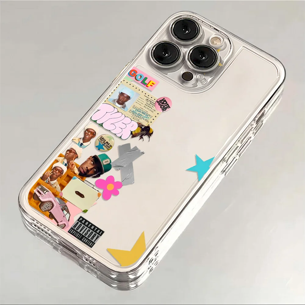 حافظة لهاتف آيفون 16e 16 15 14 13 12 11 Mini Pro Max X XR XS Max 7 8 Plus ناعمة شفافة من Tyler The Creator