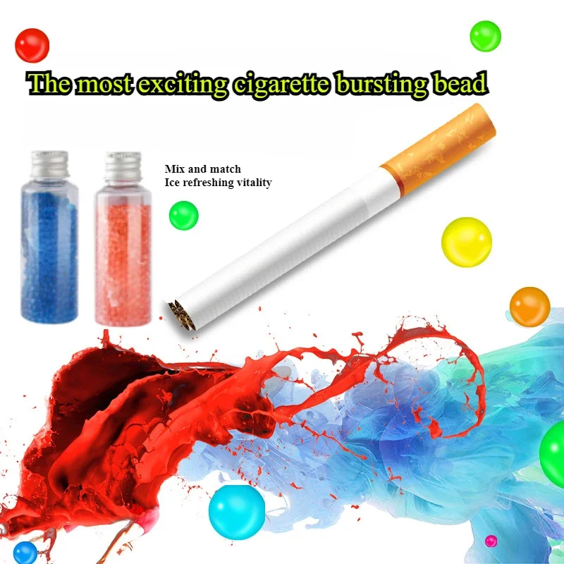 

Ice mint cigarette bursting beads Blueberries strawberry Fruit Smoke Beads Fresh breath Enhance taste Fashionable Men Gift