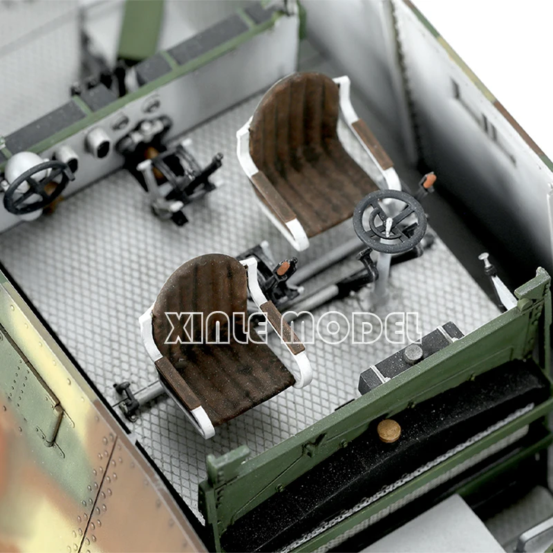 MENG TS-017S ドイツ軍 A7V 戦車 (クルップ) & エンジン 限定版 1/35 スケール モデルキット DIY おもちゃ
