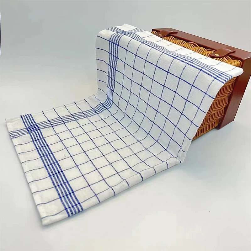 1pc Red And Blue Plaid Napkin Cloth Ins Style Placemat Cloth Food Props
