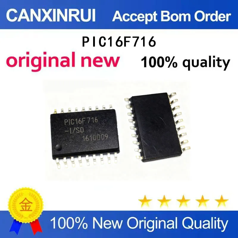 

(5-100 Pieces) Brand new stock PIC16F716 PIC16F716-I/SO SOP