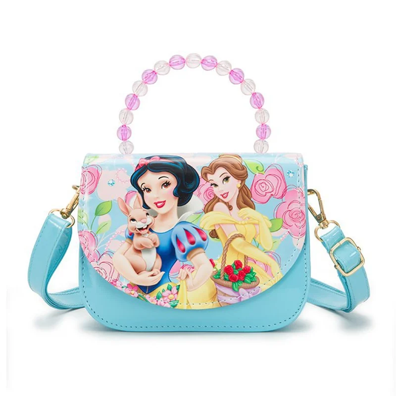 Disney Frozen Elsa Anna Girls Messenger Bag Fashion Frozen Princess Childrens PU Shoulder Bag Handbag Crossbody Bags Kids Gifts