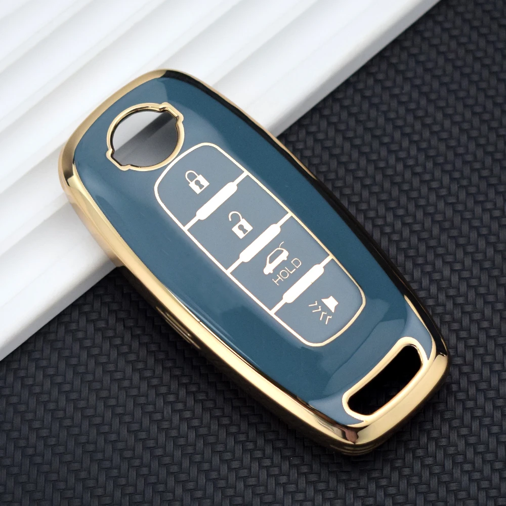 TPU Car Key Case Cover Holder Shell for Nissan Leaf Juke Micra Qashqai J11 X-Trail T32 Tiida Pathfinder Versa Note Patrol Fob