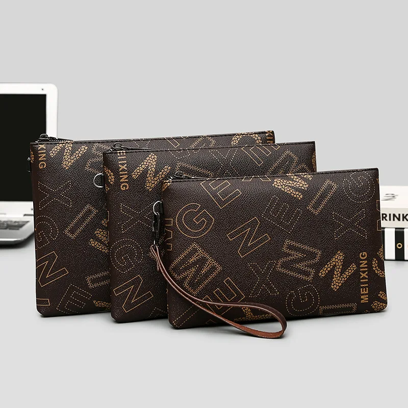 New Special Printing Pattern  Men Day Clutch High Quality ipad Case Soft Envelope Bag Big Capacity Handbag Travel Bag For Man