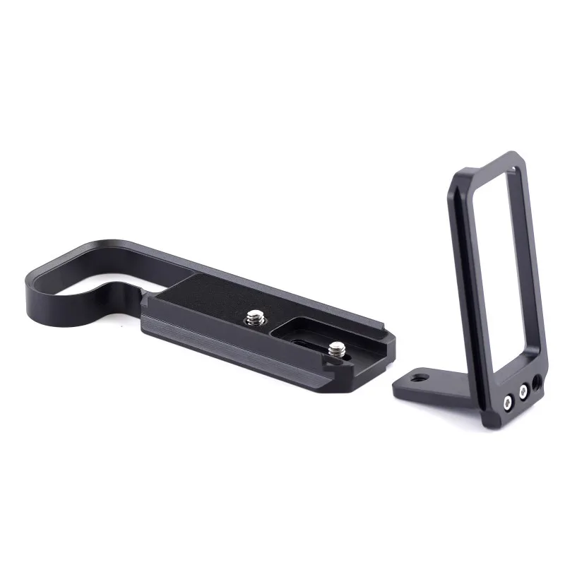 A97I-For Hasselblad X2D Camera Accessories-L-Bracket Handle-Stretchable, Arca-Compatible In Black Aviation Aluminum