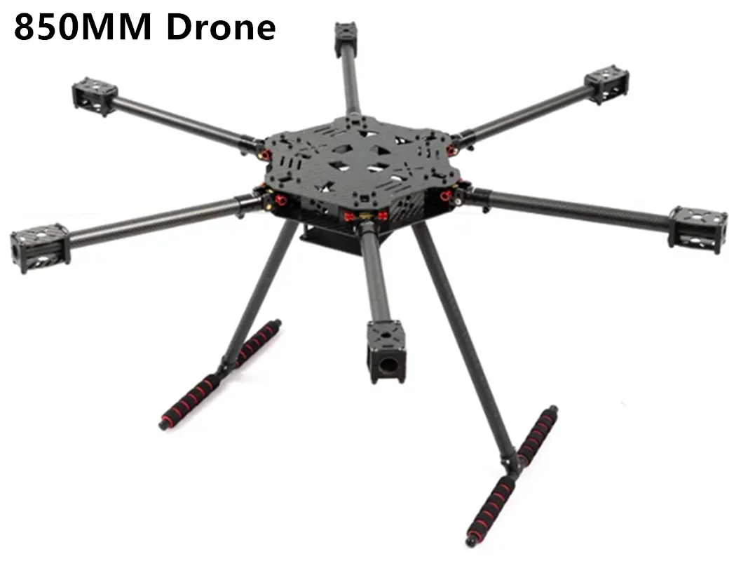 RC DRONE F680/850  Frame Full Carbon Fiber  680/850 Hexa-Rotor Foldable Arm Hexacopter Frame Kit Unflodable Landing Gear for FPV