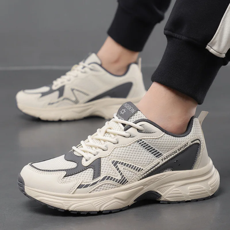 

Men Running Shoes Jogging Sneakers Trainer Training Luxury Shoes Cushioning Mesh Breathable Outdoor Non-Slip Race Off-road Shoes