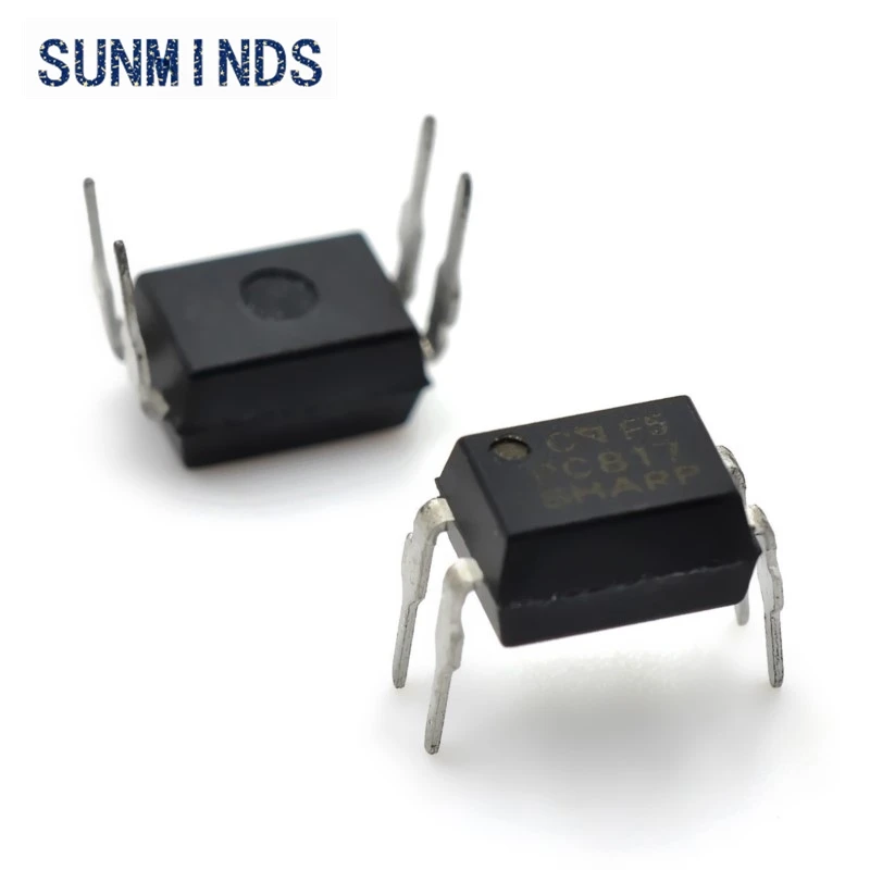 10pcs-50pcs 4 DIP Optocoupler PC817 817 PC817C EL817C LTV817 PC817-1 High Density Mounting Type Photocoupler