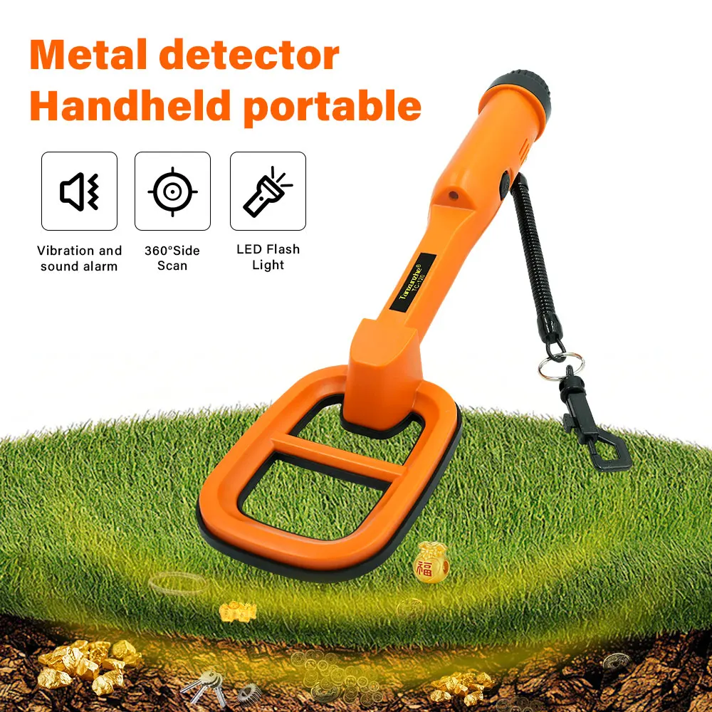 

TC-120 Handheld Diving Metal Detector Pinpointer Pointer Probe Waterproof Metal Pinpointing 4.53 inch Search Coil