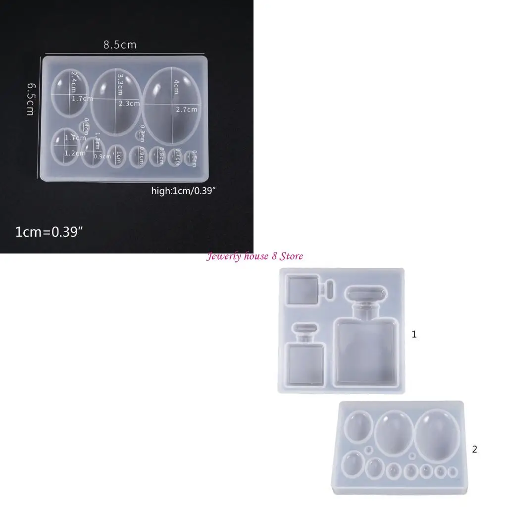 

Практичная силиконовая форма для аксессуаров для флаконов духов, уникальные формы для изготовления ювелирных изделий из смолы