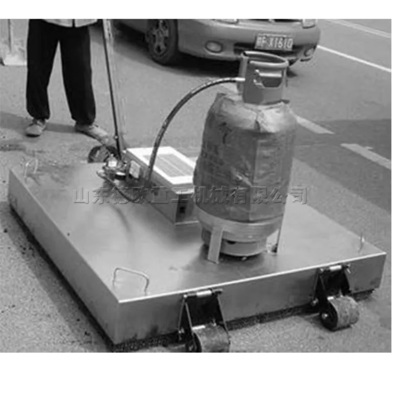 Hand-pulled Asphalt Heating Plate Small Pavement Pothole Repair Machine Road Pothole Crack Repair and Maintenance Equipment
