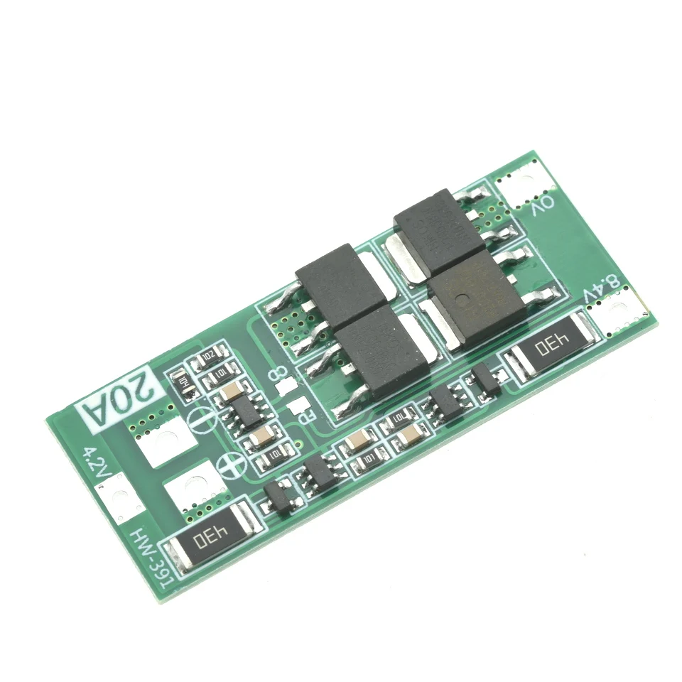 2S 20A 7.4V 8.4V 18650 Lithium battery protection board/BMS board standard/balance image 4