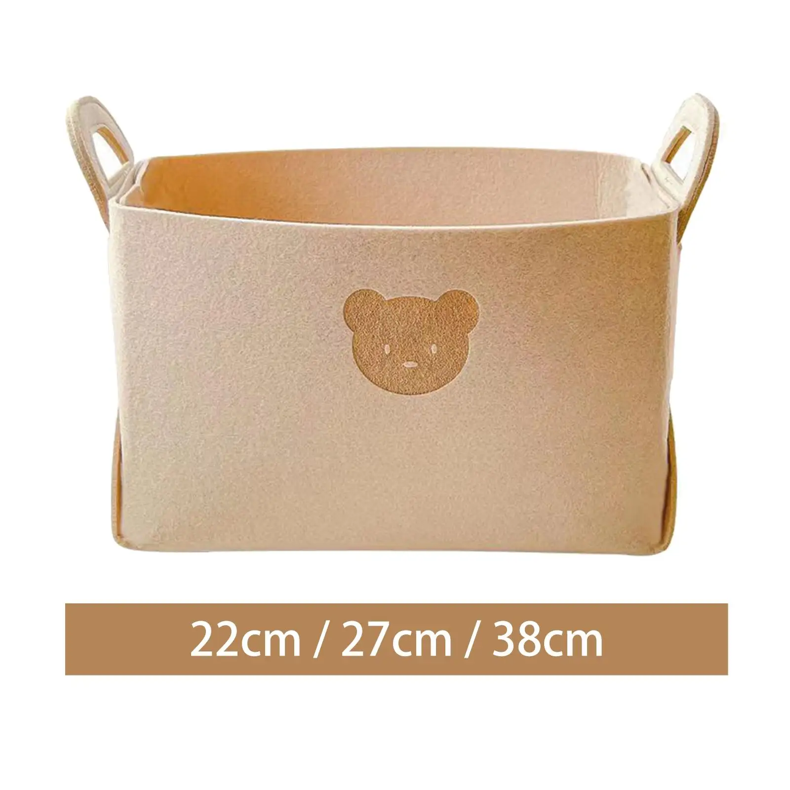 Collapsible Felt Storage Bin Foldable Shelf Drawers Organizer for Pet Toy