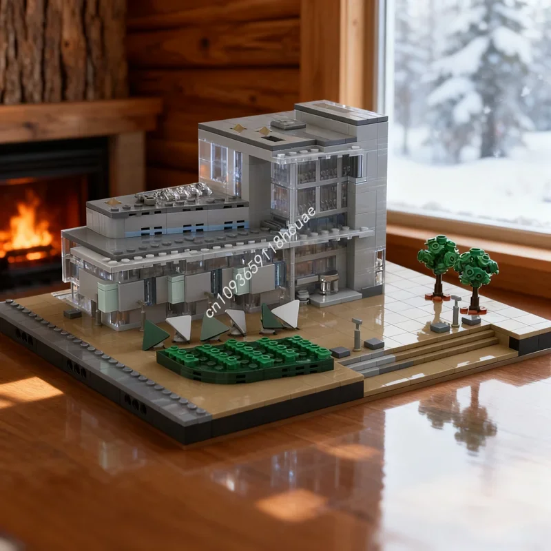 

1200pcs MOC Gulating Court House Architectureed Model Building Blocks Assemble Christmas Gifts Creative Toy Education Brick Kids