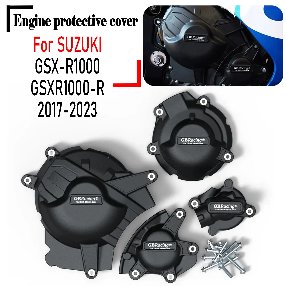 

For SUZUKI GSXR1000 GSX-R1000 2017-2023 GBRacing engine protective cover decorative cover motorcycle accessories
