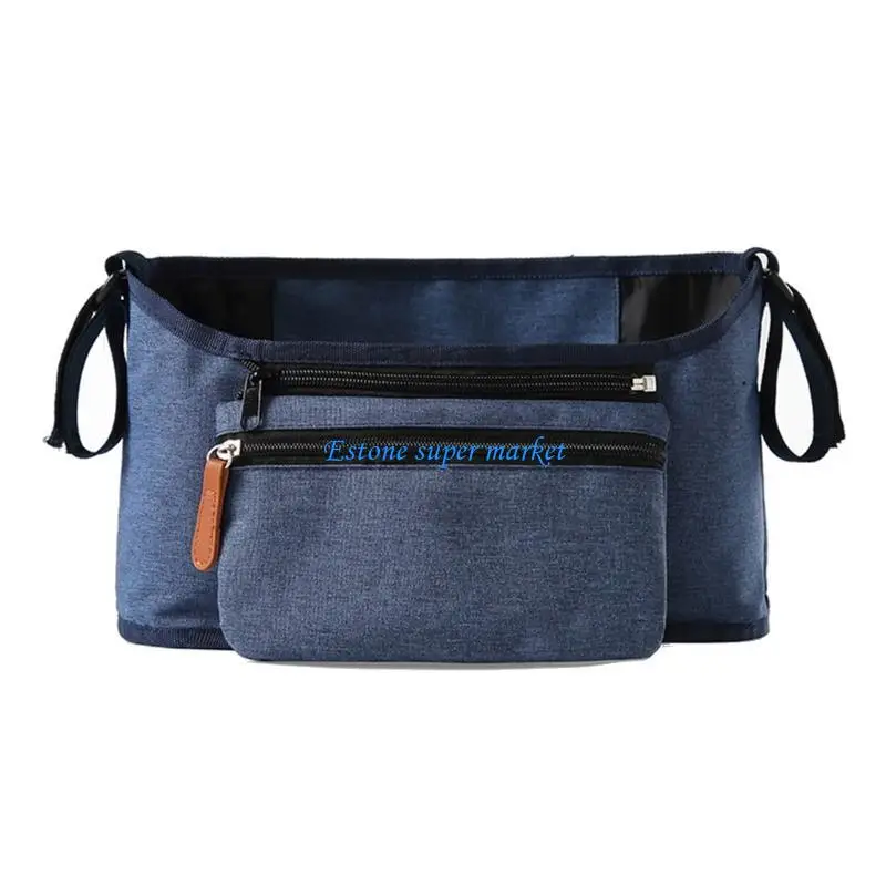

090B Durable Baby Stroller Bag Pram Nappy Nursing Bottle Holder Bags Detachable Pram Bags