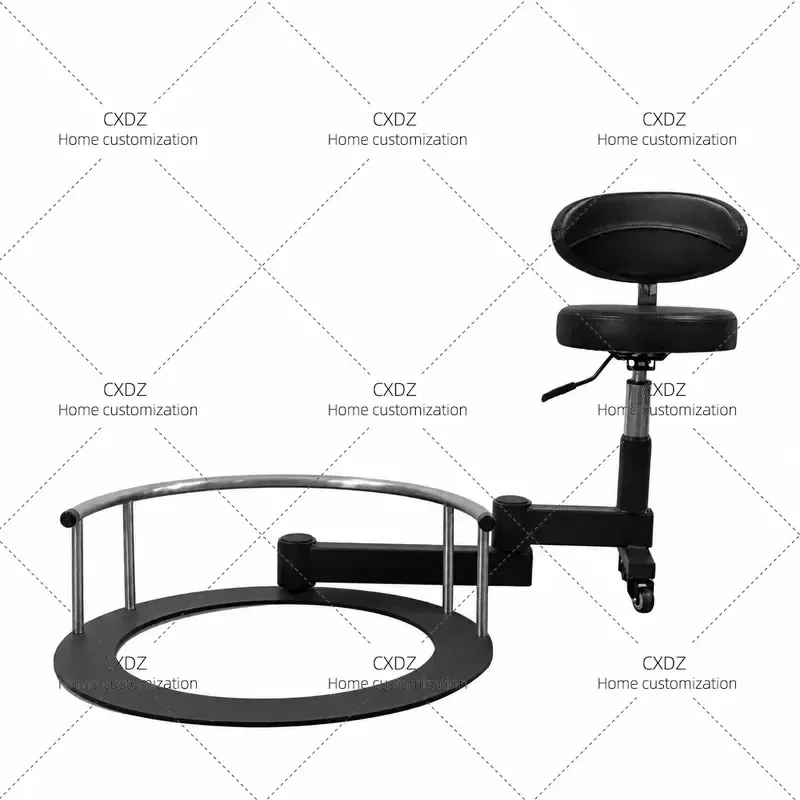 New Rotating Haircut Chair Large Work Stool for Beauty Salons and Hair Salons Factory Direct Sales Cross Border Special