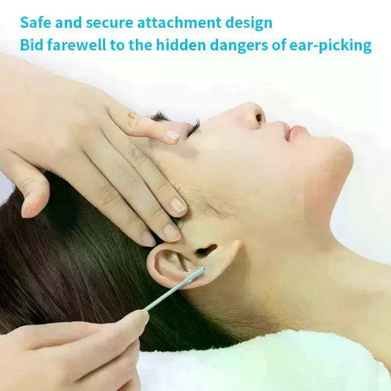 24Pcs Silicone EarWax Remover Sticky Ear Pick Not Hurt Ear Digging Spoon Ear Digging Earwax Remover For Older Adults Kids