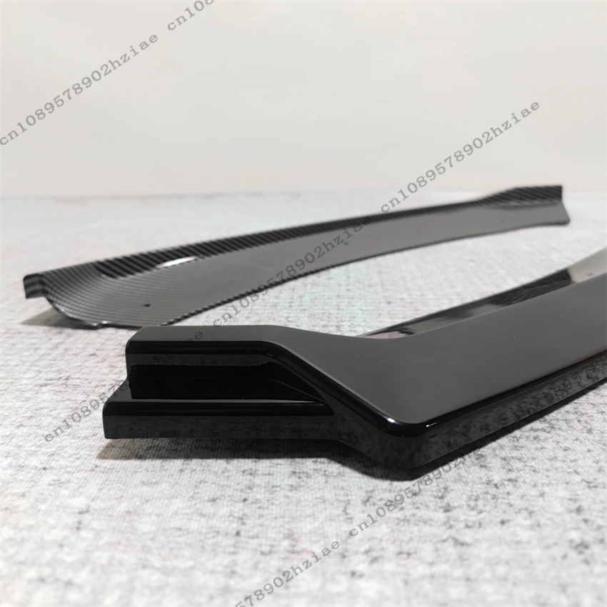 Gloss Black Front Bumper Lip Spoiler For Seat Leon MK3 MK3.5 2012-2019 ABS Spoiler Lip Diffuser Cover Tuning Custom Accessories