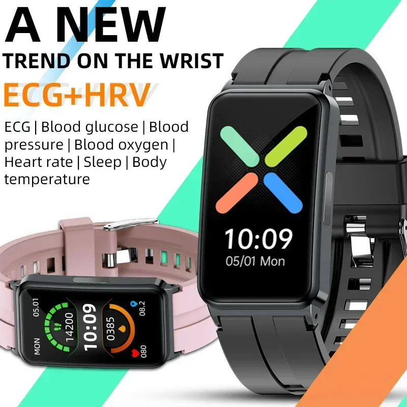 

Smart Watch G Sensors Blood Pressure Body Temperature ECG Heart Rate Sleep Monitoring Sports Bracelet New Scientific Smart Watch